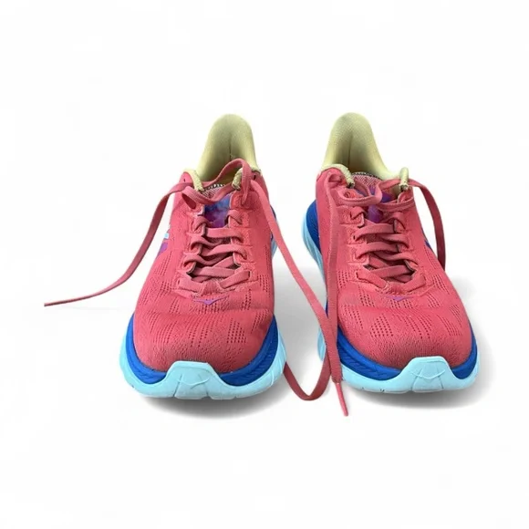 HOKA ONE ONE Mach 4 Women’s Running Training Sneakers Red Fiesta Size 7.5B - Picture 2 of 8